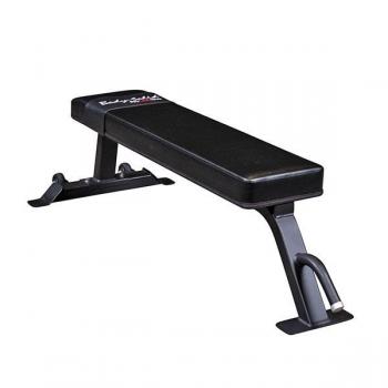 Body Solid Pro ClubLine Flat Bench - Adjustable Weight Bench for Home Gym, Strength Training & Workouts - Perfect for Bench Press, Dumbbell Exercises & Full-Body Fitness