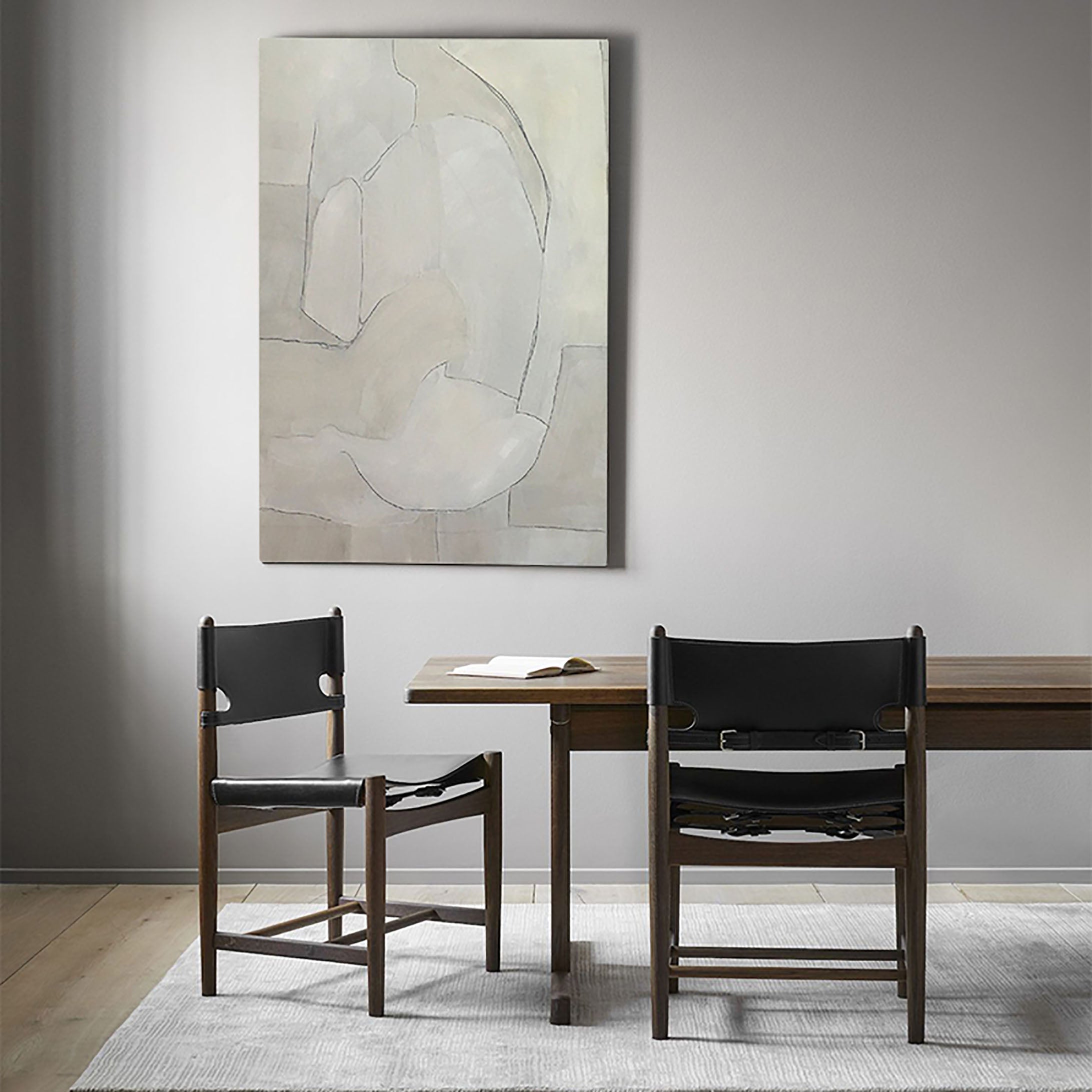 Modern Geometric Abstract Wall Art Painting Canvas Print #MM074 - Perfect for Living Room, Bedroom & Office Decor