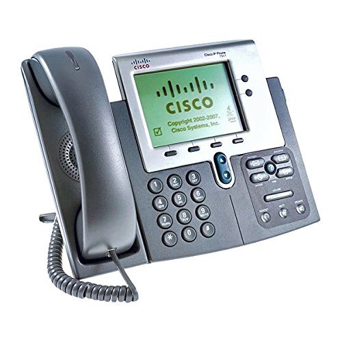 Cisco 7941G Unified IP Phone - VoIP Business Phone with LCD Display & 2 Ports - Ideal for Office, Call Center & Remote Work