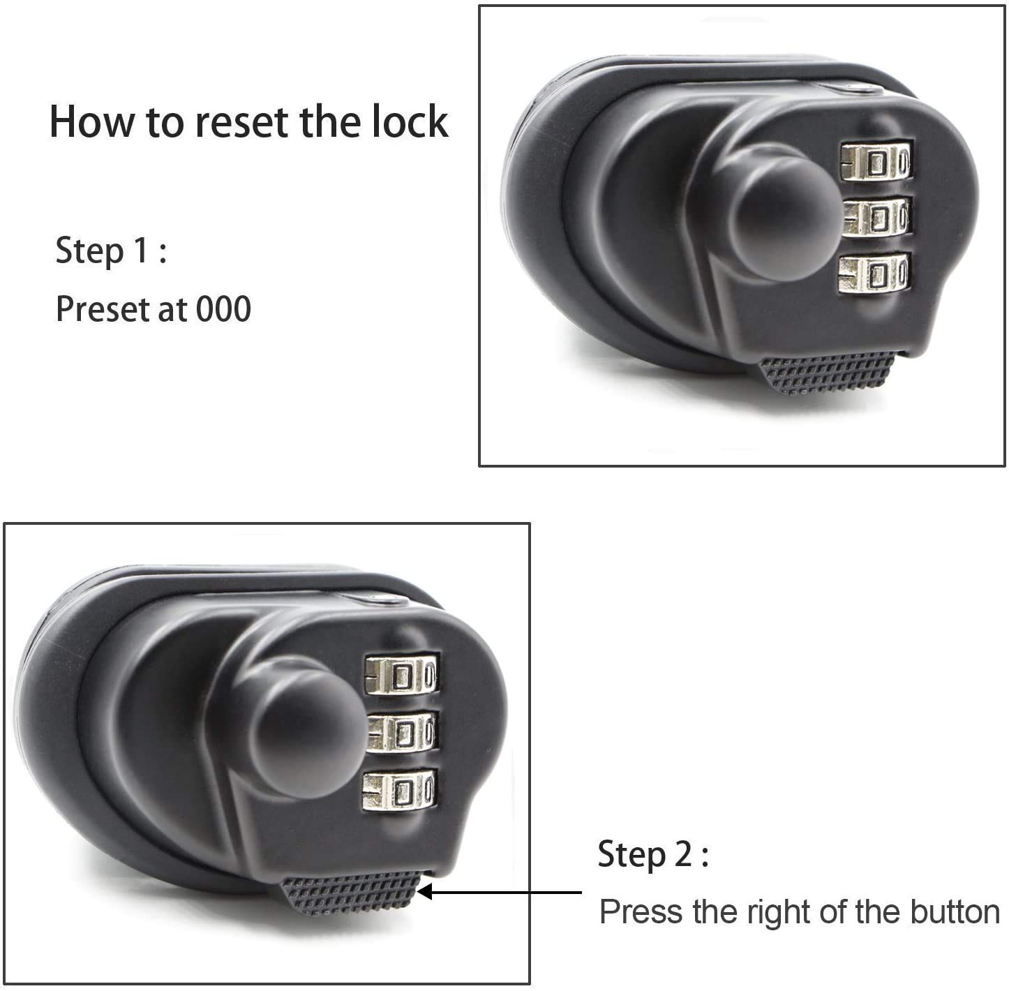 RioRand 3 Digit Combination Gun Trigger Lock - Secure Firearm Safety Accessory for Handguns, Rifles & Shotguns | Ideal for Home Defense, Hunting & Gun Storage