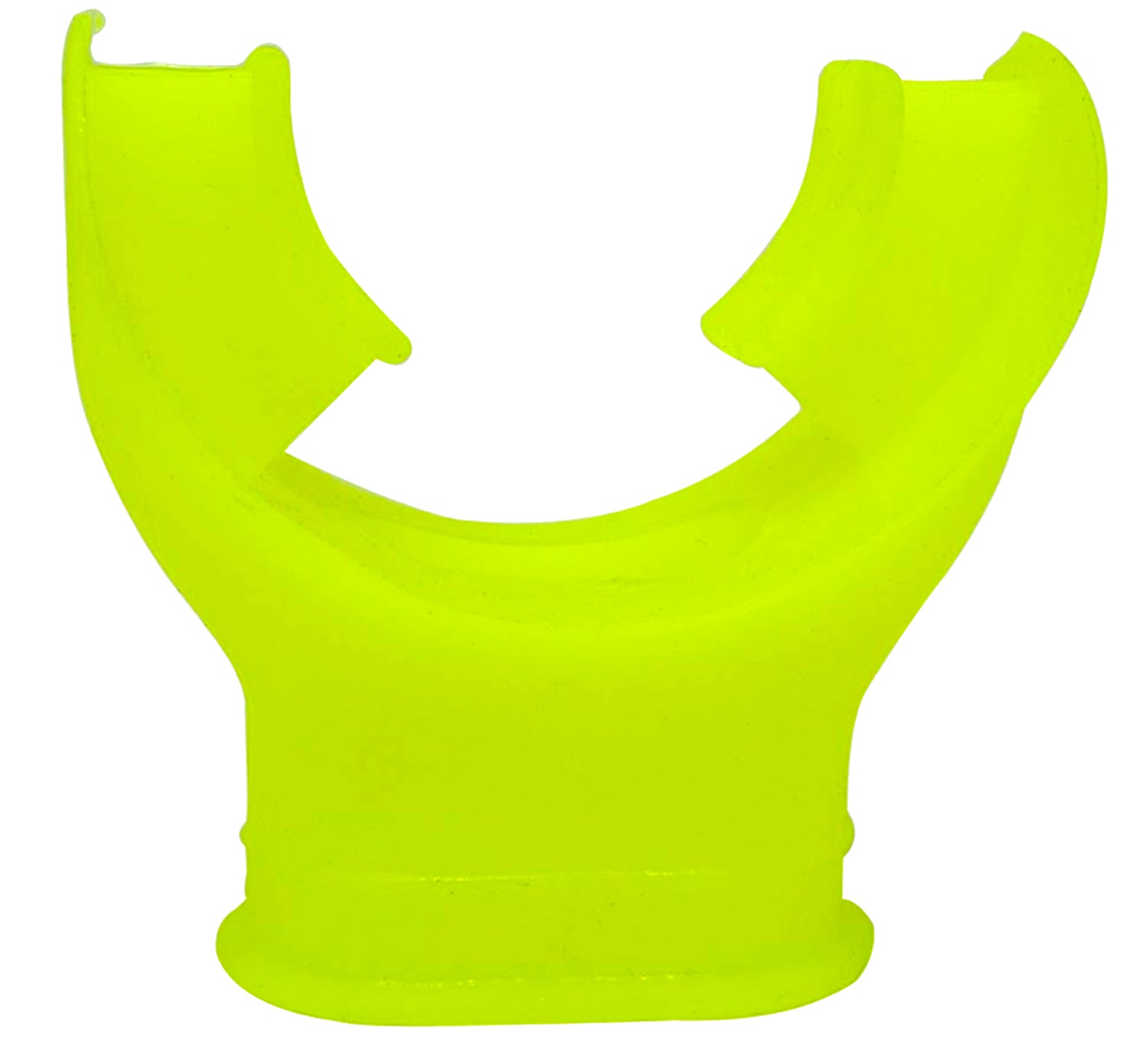 Beaver Bright Yellow Silicone Regulator Mouthpiece - Durable Scuba Diving Gear for Professional & Recreational Divers