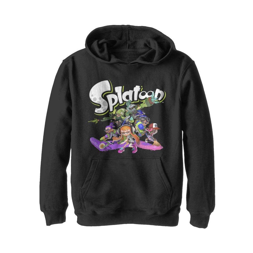 Nintendo Girls' Hooded Pullover Fleece Jacket - Soft & Warm Gaming Sweatshirt for Kids - Perfect for Casual Wear, Gaming Events & Outdoor Activities