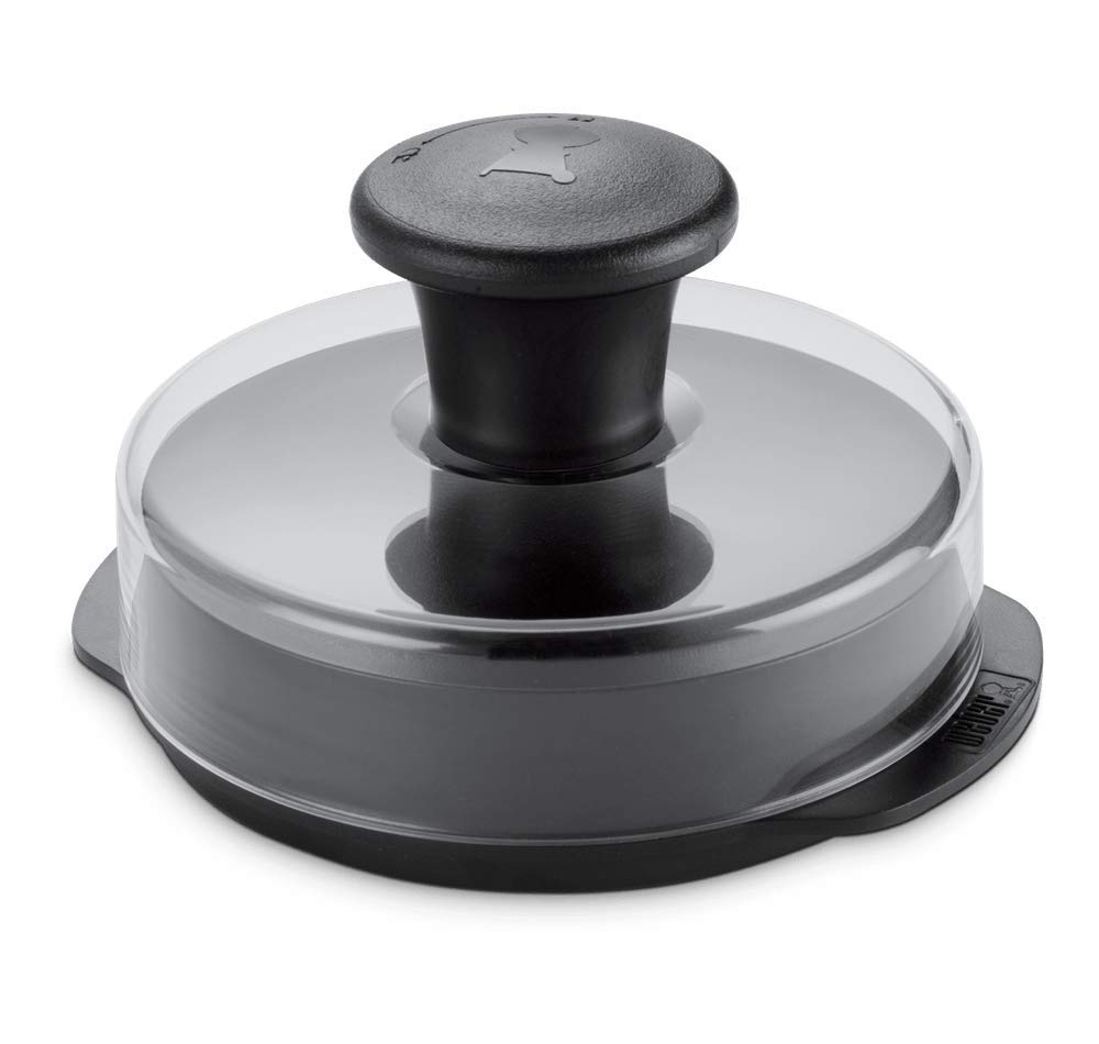 Weber Original Burger Press - Heavy Duty Stainless Steel Patty Maker for Perfect Homemade Burgers - Ideal for BBQ, Grilling, and Outdoor Cooking
