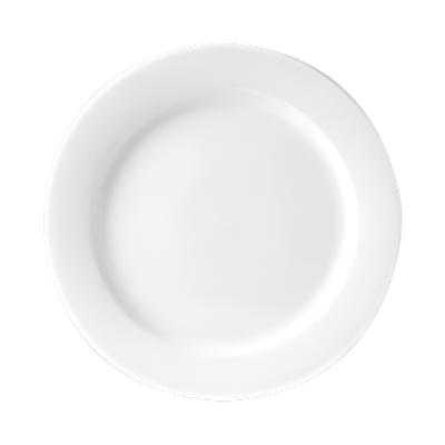 Steelite Distinction 10.6-Inch White Flat Rim Dinner Plate - Set of 24 for Restaurants, Catering & Home Dining - Durable Porcelain Dishware for Everyday Use & Special Occasions
