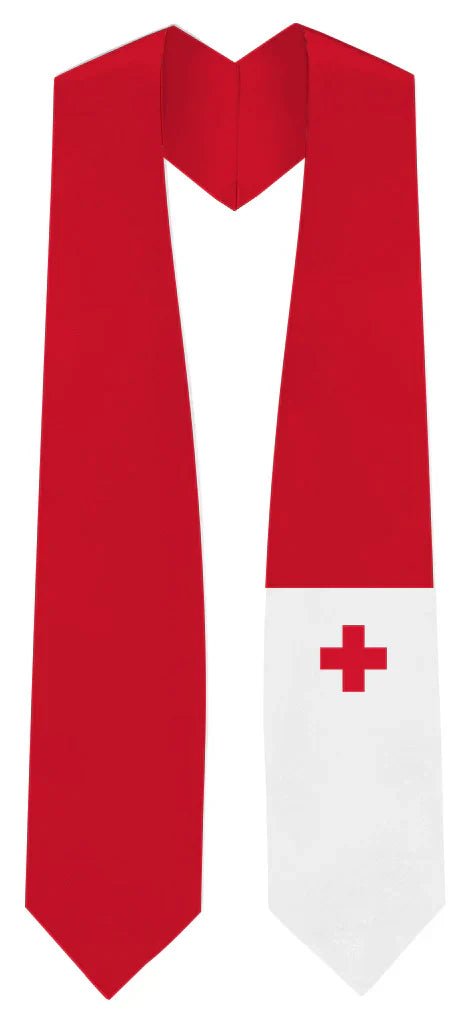 International Flag Graduation Stole - Multicolor Sash for Graduation Ceremony - Perfect for High School & College Commencement