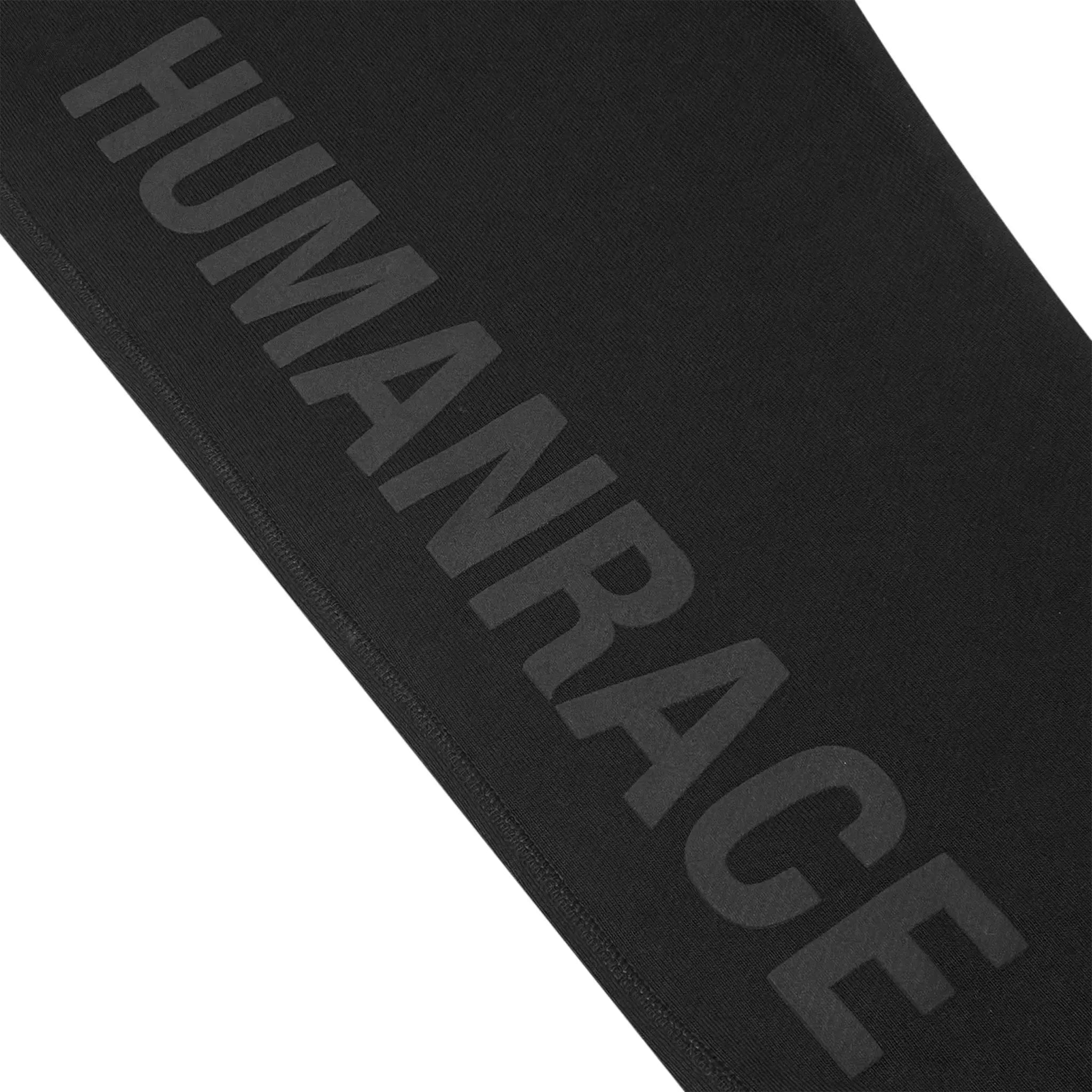 Human Race Jet Black Sweatpants for Men - Comfortable Athletic Joggers with Elastic Waistband - Perfect for Gym, Running, and Casual Wear