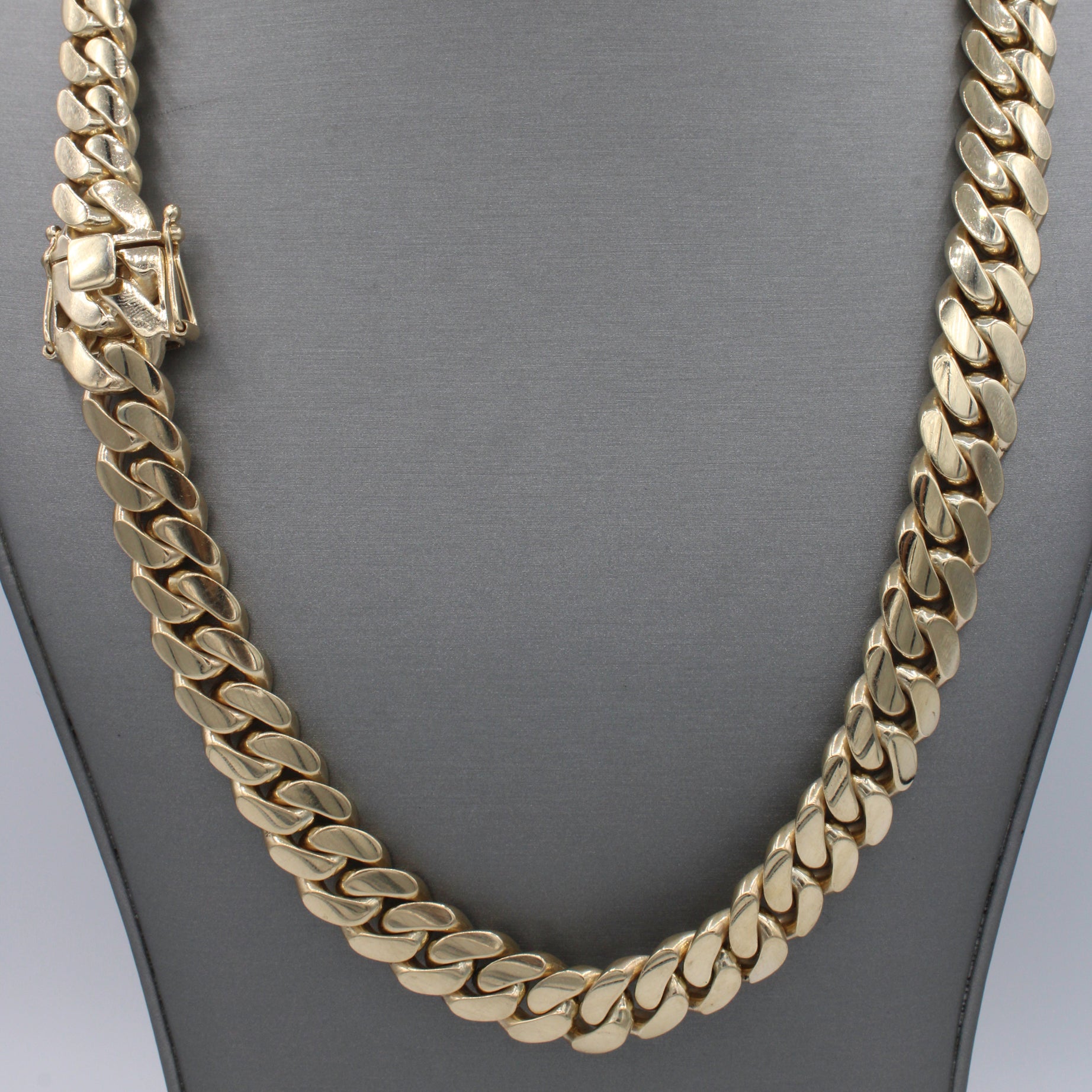 14K Solid Gold Miami Cuban Link Chain 13mm 24 Inches - JTJ™ Luxury Men's Jewelry for Hip Hop Style & Gifts