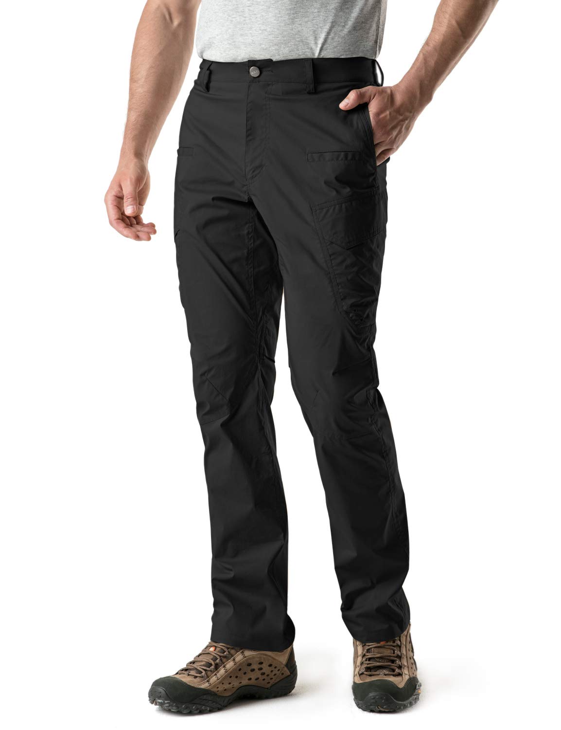 CQR Men's Hiking Pants - Water Resistant Outdoor Cargo Pants with Stretch & UPF 50+ Protection | Lightweight Work Pants for Camping, Trekking & Outdoor Adventures