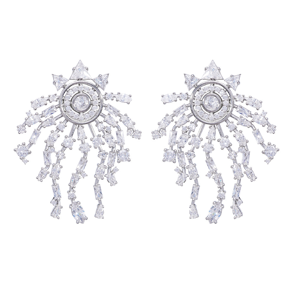 Elegant Elle Stud Earrings for Women - Hypoallergenic Fashion Jewelry Gift for Her - Perfect for Parties, Weddings & Everyday Wear