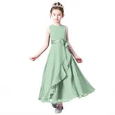 Junior Bridesmaid Dresses for Teens - Ankle-Length Flower Girl Gowns for Wedding Party | Perfect for Kids' Formal Occasions, Church Events & Special Celebrations