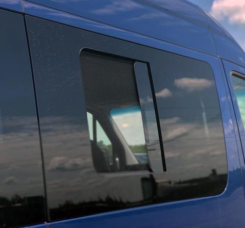 AM Auto Mercedes Sprinter Passenger Side Sliding Door Half Slider Window (MS06 R1 HSS P) - Replacement Window for Van Conversions & RV Campers