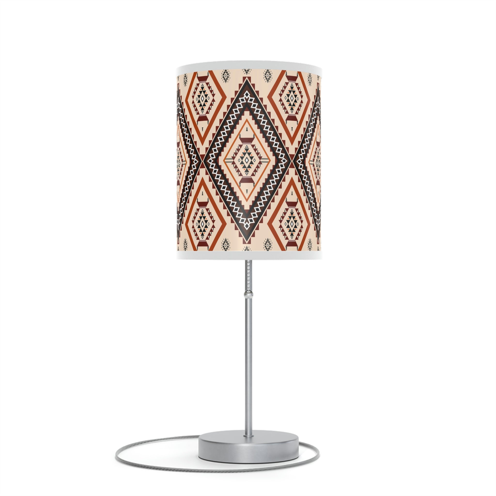 Southwestern Style Table Lamp for Bedroom & Living Room - Adjustable Reading Light with US/CA Plug - Perfect for Nightstands, Sofa Side Tables and Home Office Desks