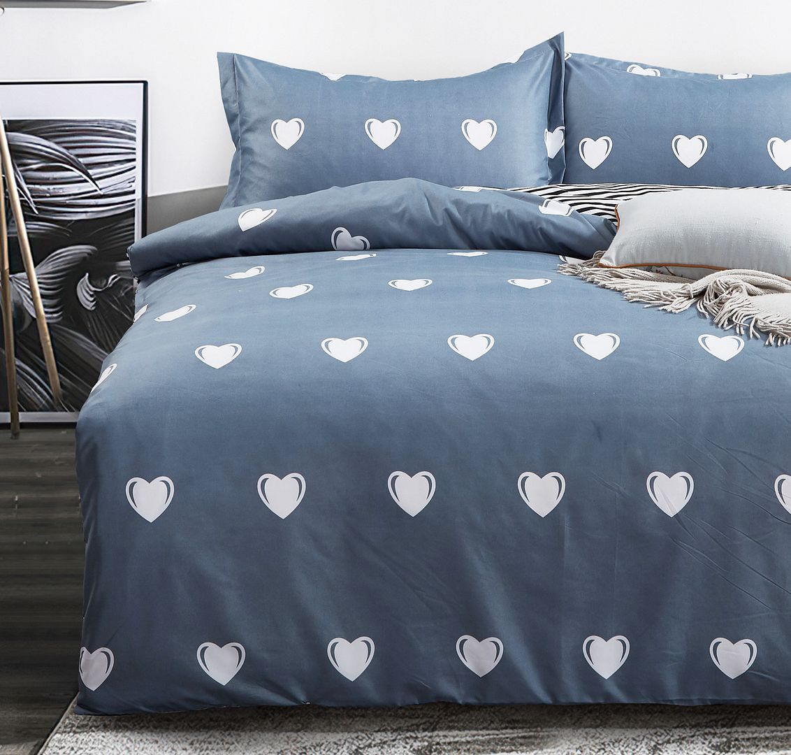 Premium 100% Cotton Cooper Super King Size Quilt Cover Set - Breathable Duvet Cover with Zipper Closure - Luxury Bedding for Master Bedroom & Guest Room