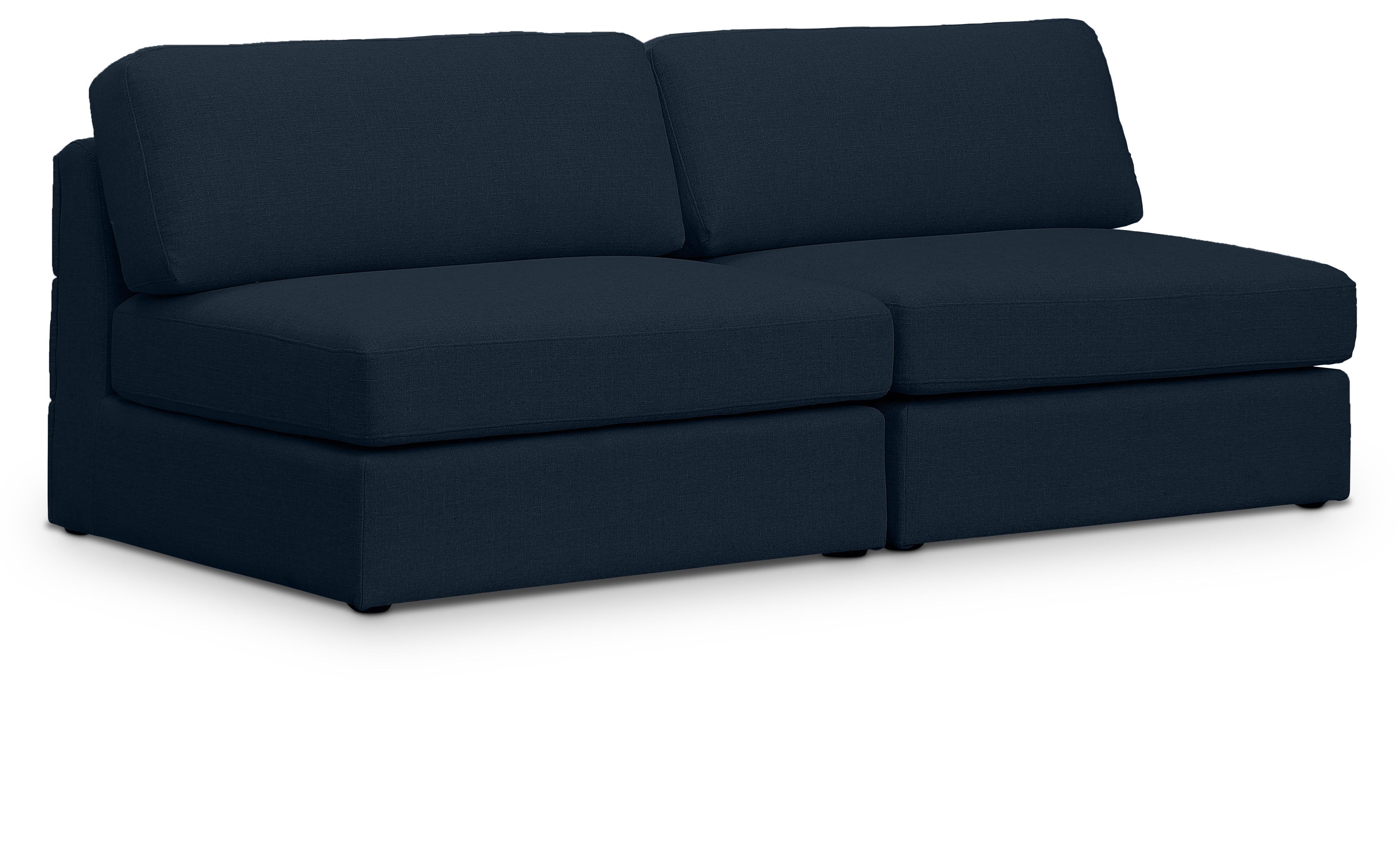 Beckham Durable Linen Textured Fabric Modular Sofa - Modern Sectional Couch for Living Room, Lounge & Home Theater (Gray)