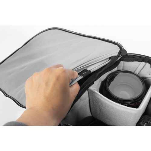 Peak Design Camera Cube V2 (Black, Small/Medium) - Waterproof DSLR Camera Bag for Travel & Outdoor Photography - Perfect for Hiking, Camping, and Airplane Carry-On