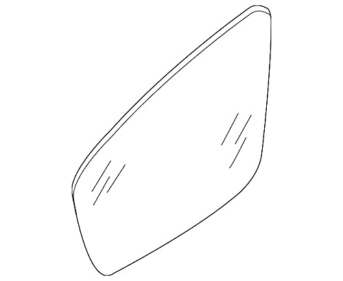 Original Volkswagen Genuine OEM 561857522A Side Mirror Replacement - Left/Right Power Adjustable for VW Jetta, Passat, Golf - Perfect for Parking & Lane Changes