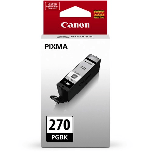 Canon PGI 270 XL High Yield Pigment Black Ink Cartridge - Compatible with Select Canon Printers - Ideal for Home Office & Photo Printing