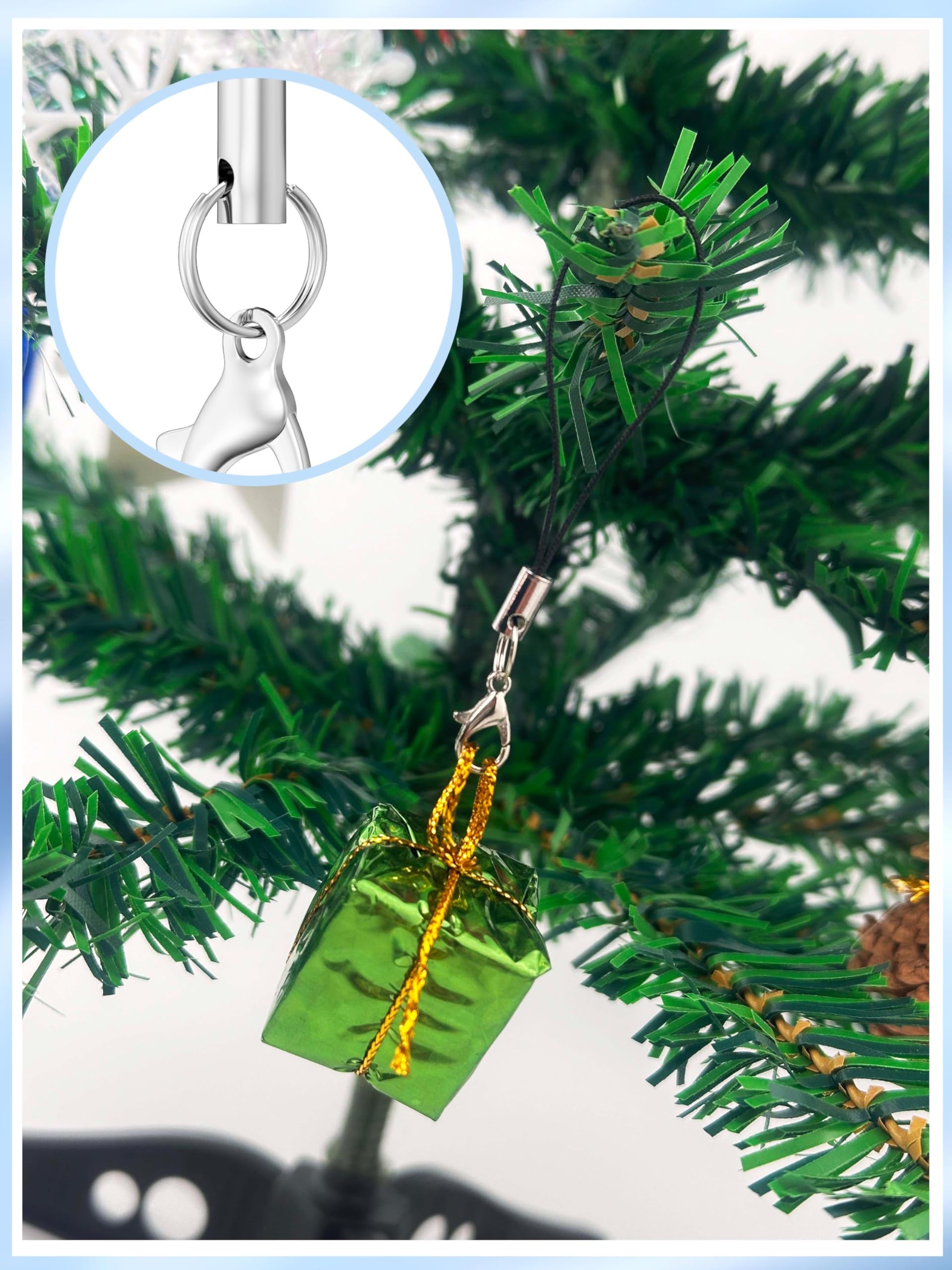 Phone Charms Strap with Lobster Clasp - Durable Lanyard Strap for Cell Phone, Keychain & USB Drive - DIY Jewelry Mobile Accessories - Perfect for School, Office & Travel