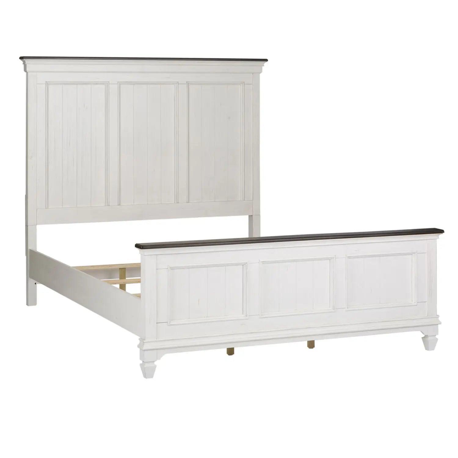 Allyson Park King Size Bed Frame with Headboard, Footboard, and Rails – 417 15/16/90 Inches – Perfect for Master Bedroom and Guest Room Decor
