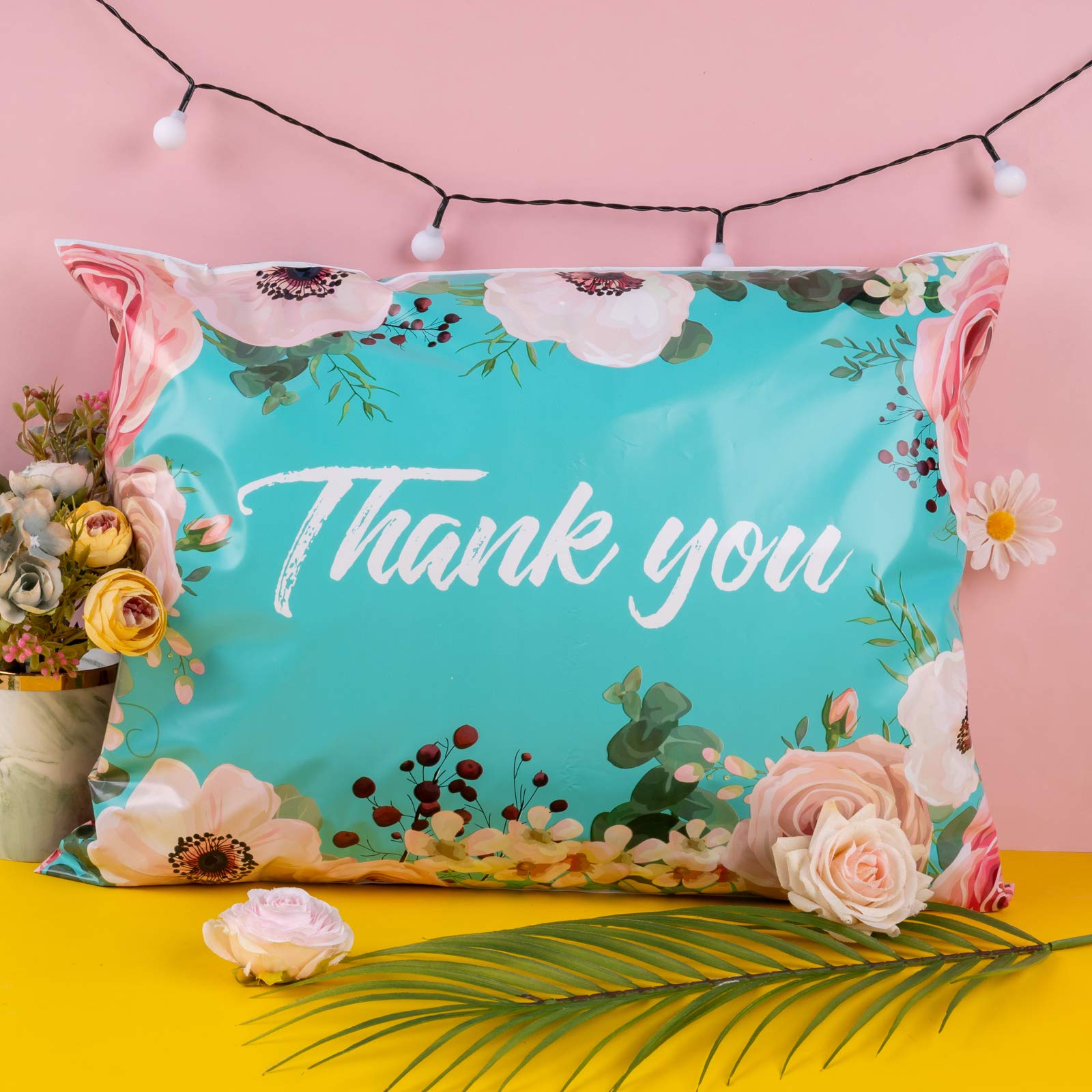 RUSPEPA 14.5x19 Inch Heavy Duty Poly Mailers - 3 Mil Self Seal Mailing Envelopes for Shipping, Thank You Notes & Flower Delivery (50 Pack) | Perfect for Ecommerce, Small Business & Online Sellers