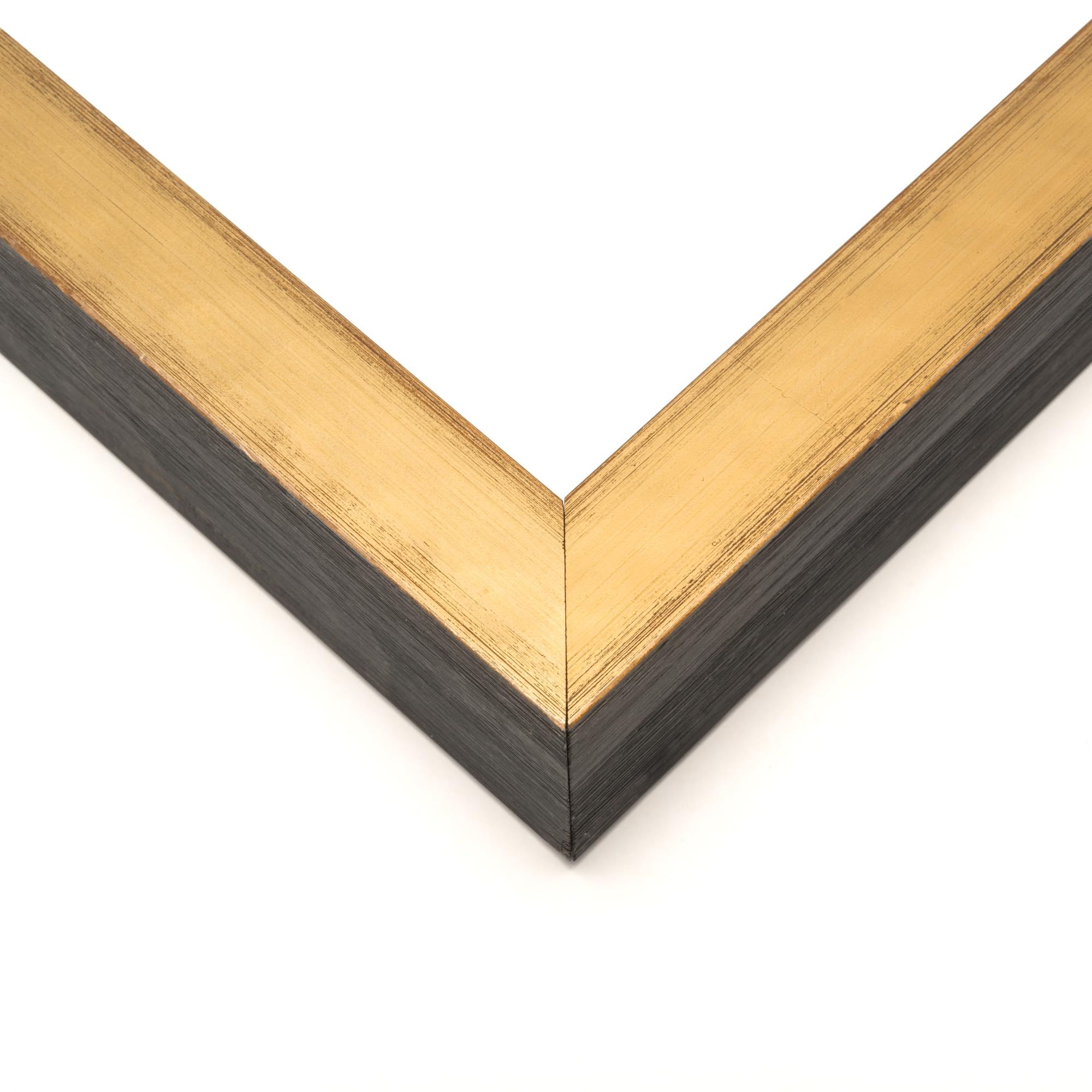 5x4 Inch Gold Scuffed Siena Shadow Box Frame - 1.5 Inch Deep Display Case with Shatterproof Acrylic Glass & Hanging Hardware - Perfect for Memorabilia, Jewelry Display, and Wall Decor