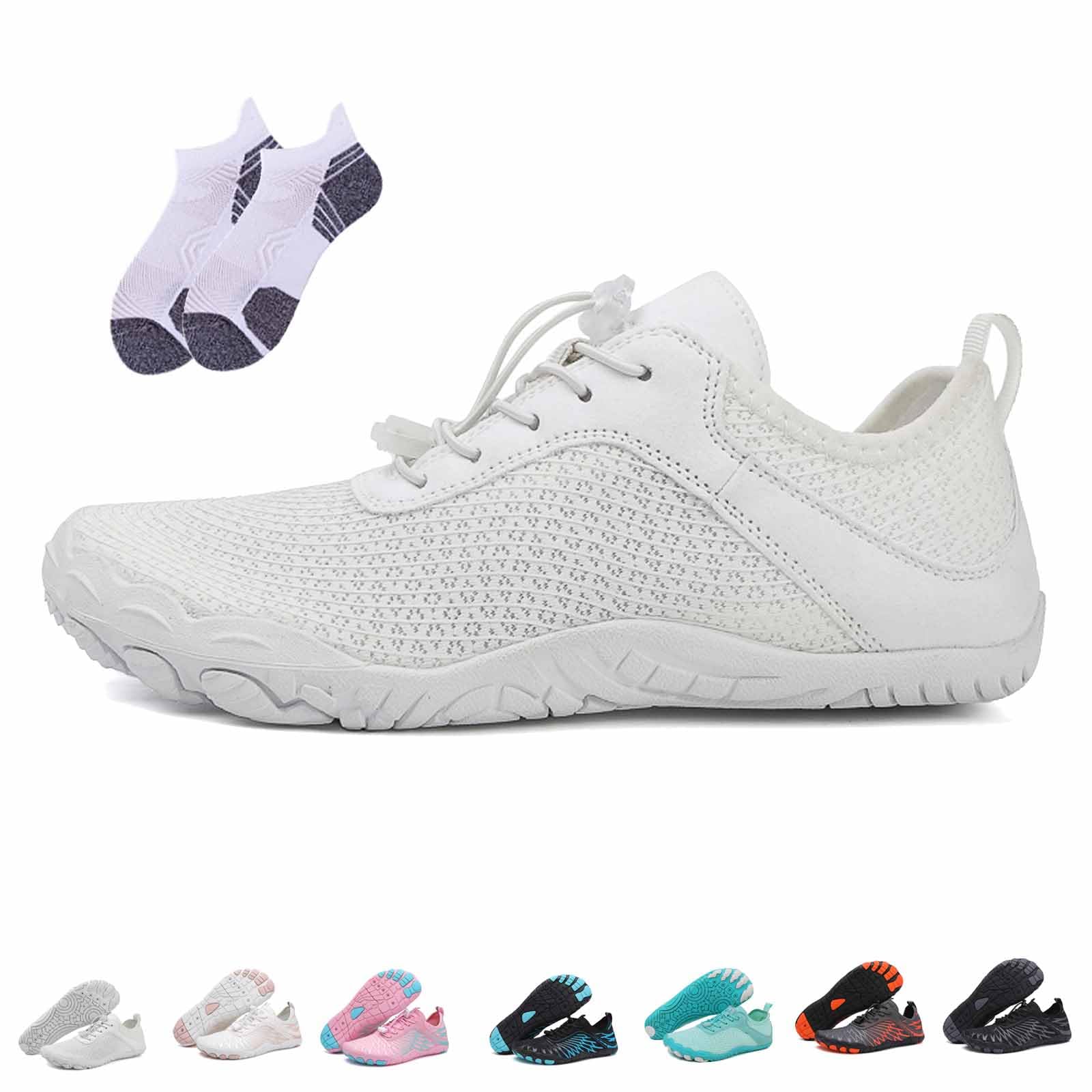 **Barefoot Running Shoes for Women & Men - Waterproof Hiking Shoes with Non-Slip Sole | Lightweight Minimalist Trail Shoes for Outdoor Adventures & Gym Workouts**