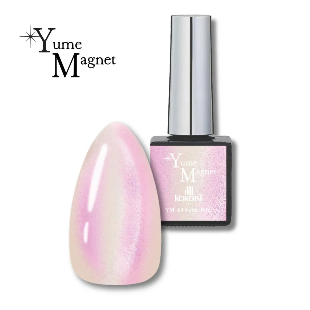 Kokoist Yume Magnet YM 44 Yume Pink Nail Gel - Long Lasting Japanese Nail Polish for Salon & Home Manicure - Perfect for Bridal, Party & Special Occasion Nails