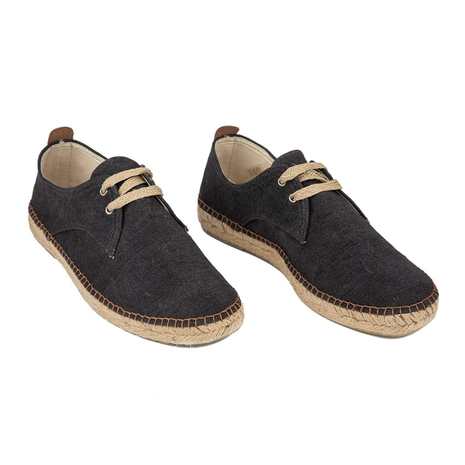Men's Basic Canvas Espadrilles - Comfortable Slip-On Summer Shoes for Casual Wear, Beach & Outdoor Activities