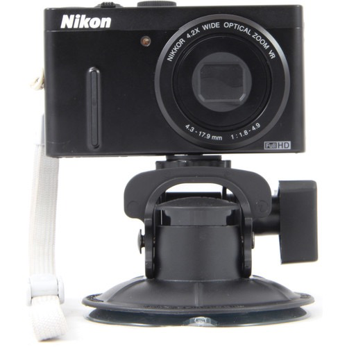 Delkin Fat Gecko Stealth Mount - Universal Camera and Camcorder Suction Cup Mount for Cars, Windows, Walls | Perfect for Vlogging, Action Shots & Hands-Free Filming