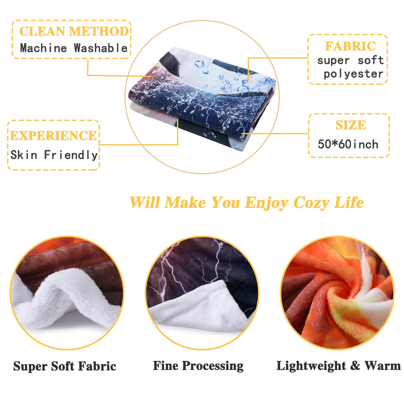 Premium Soccer Themed Flannel Throw Blanket - Super Soft 50x60 Inch for Kids, Bed, Sofa & Office - Perfect for All Seasons & Cozy Moments