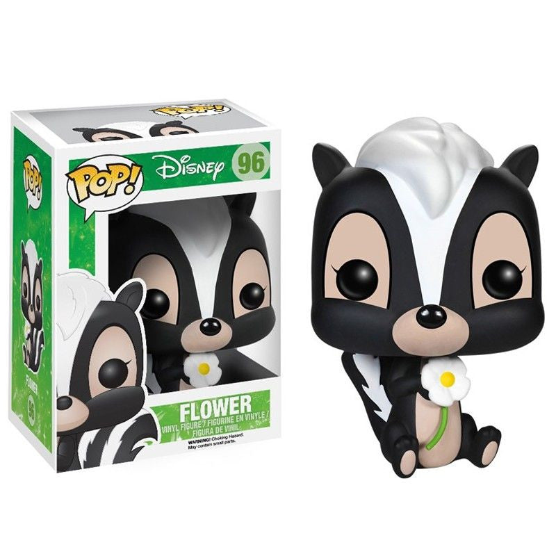 Disney Bambi Pop! Vinyl Figure - Flower (Series 6 #96) | Collectible Toy for Disney Fans, Home Decor & Gift Idea
