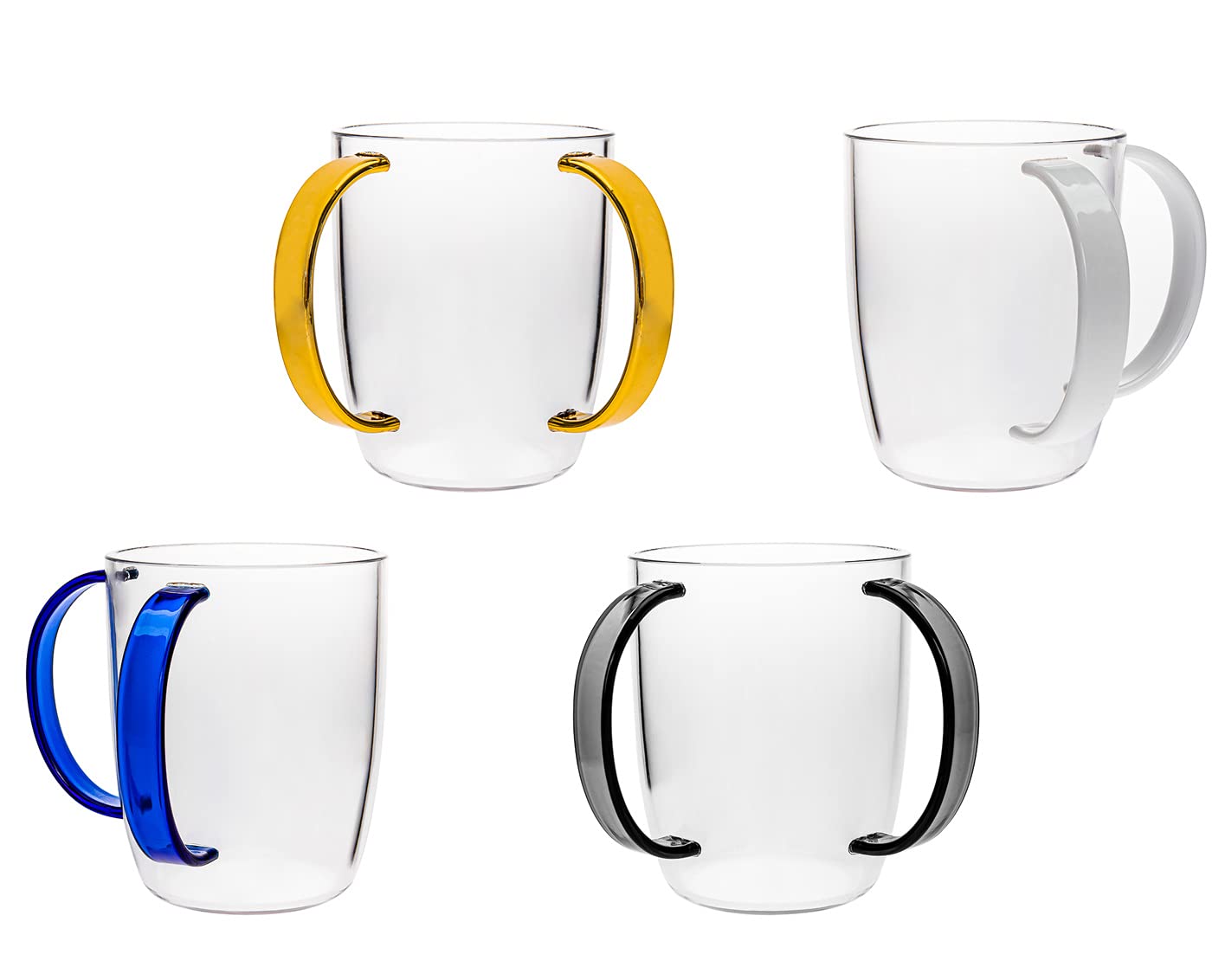 Godinger Acrylic Gold Wash Cup - Elegant Barware for Cocktails, Whiskey & Home Decor - Perfect for Parties, Weddings & Gifts