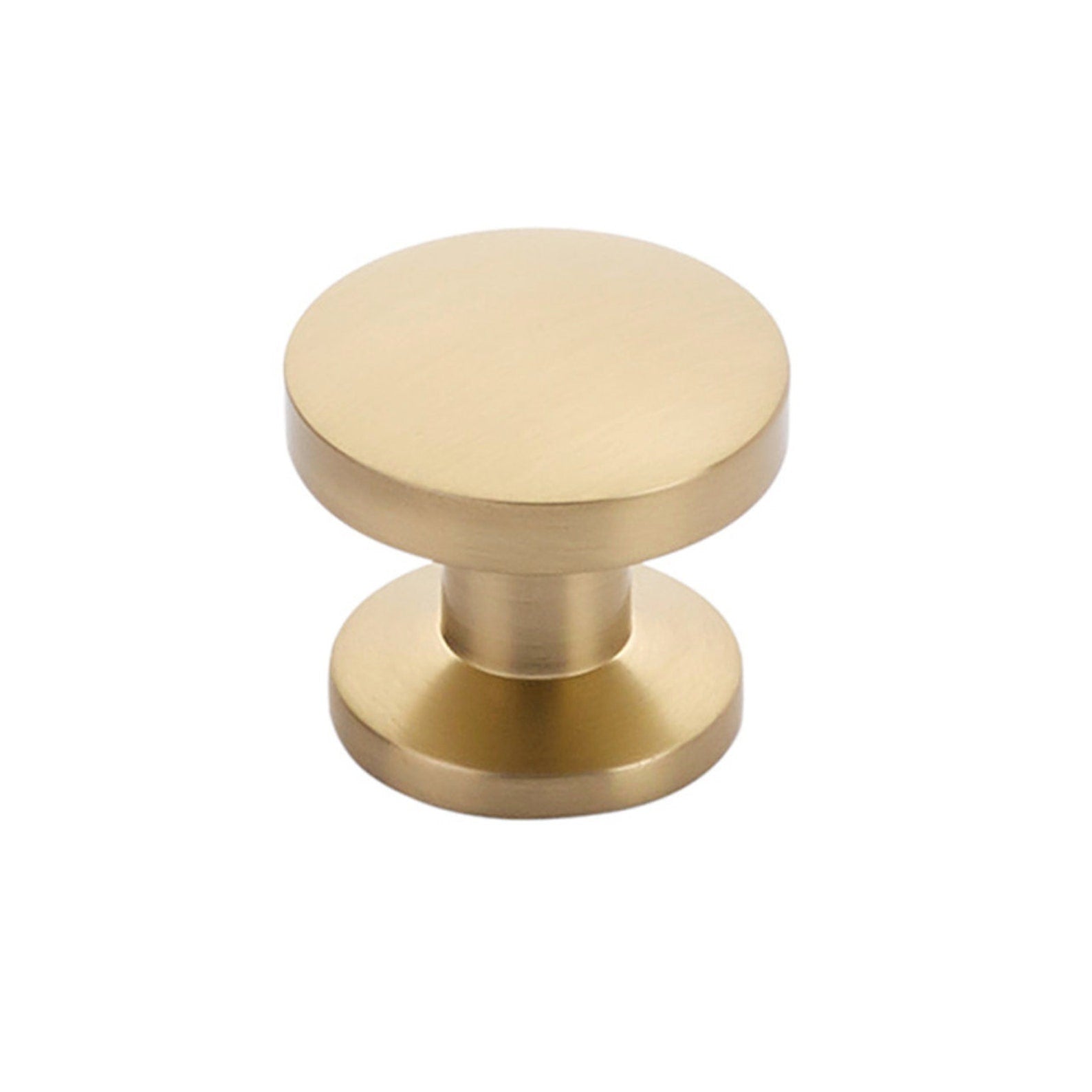 Champagne Bronze Milli Square Cabinet Knobs and Drawer Pulls - Elegant Hardware for Kitchen Cabinets, Bathroom Vanities & Furniture Upgrades (Set of 10)