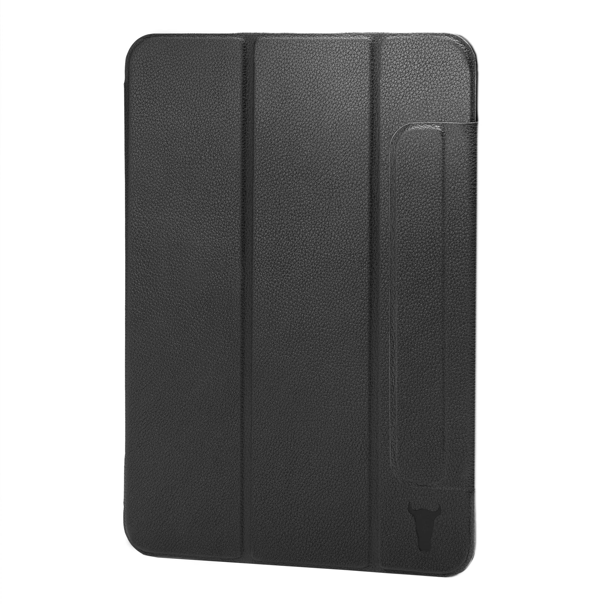 TORRO Genuine Leather Smart Folio Case for iPad 11th & 10th Generation (2025/2022) - Magnetic Auto Wake/Sleep Cover with Multi-Angle Stand - Perfect for Work, Study & Travel (Black)