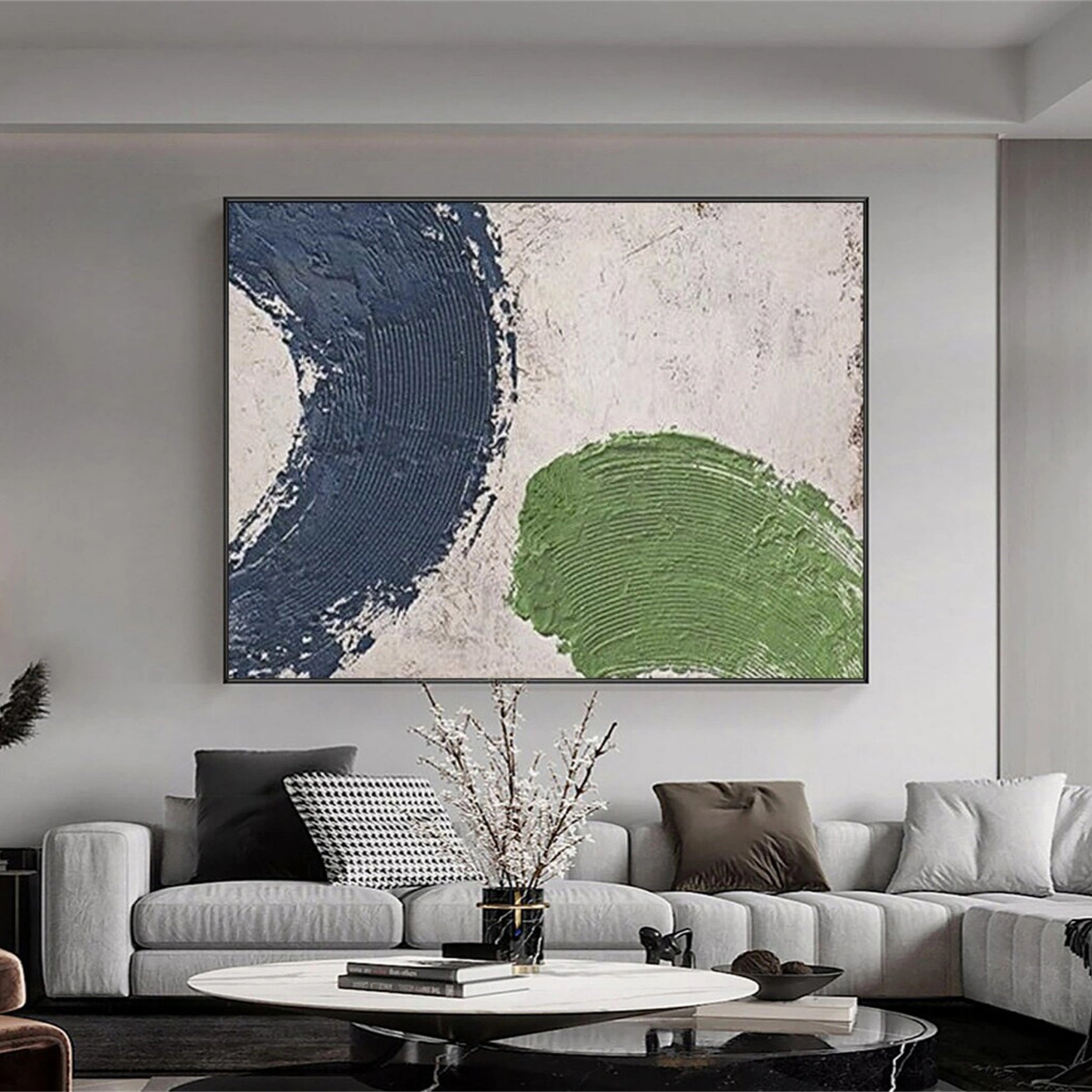 Abstract Tranquility Wall Art Print #WS114 - Modern Home Decor for Living Room, Bedroom & Office