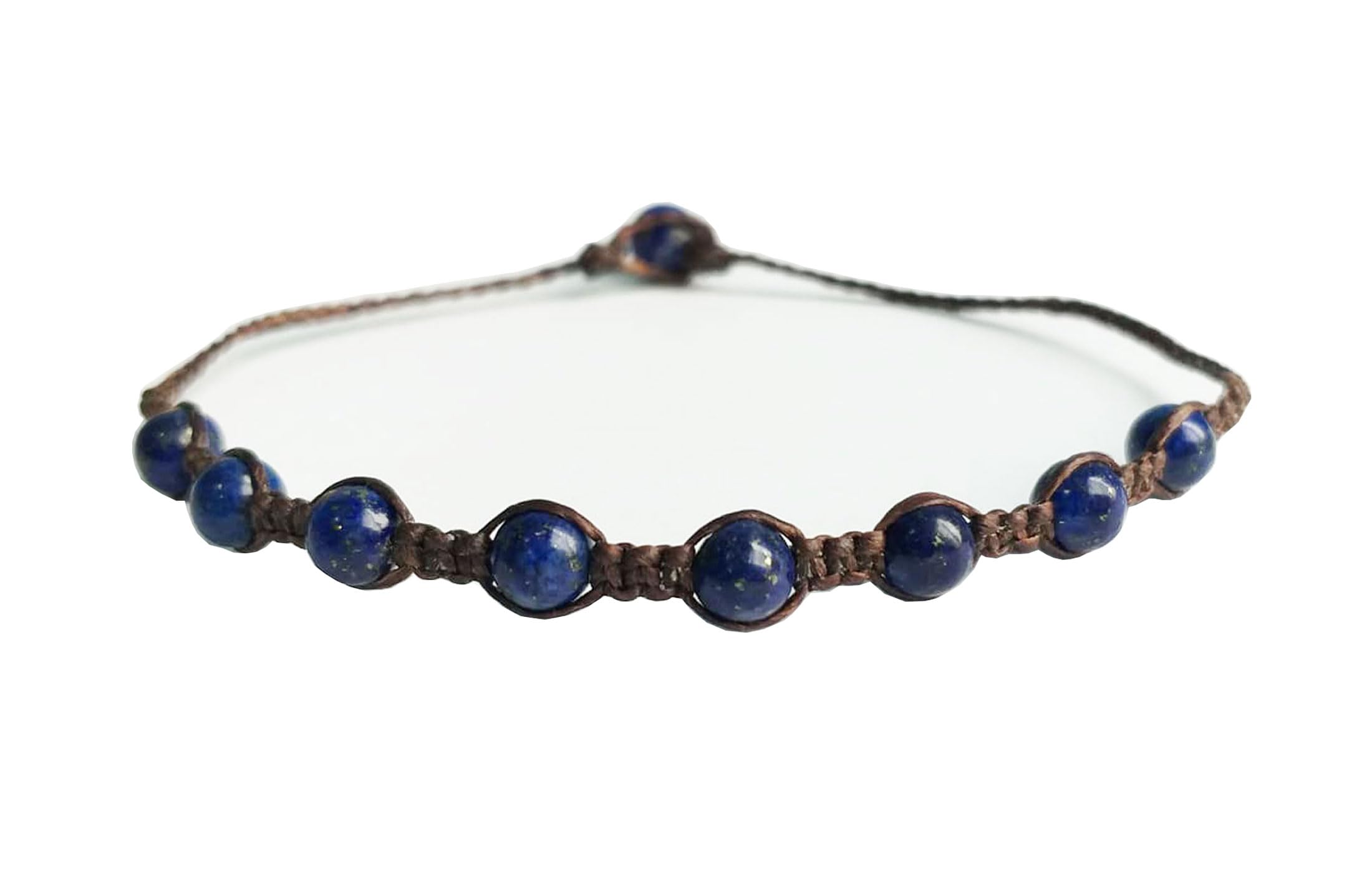 Lapis Stone Choker Necklace for Men & Women - Beaded Friendship Choker with Blue Lapis Lazuli Beads | Boho Jewelry, Gift for Her, Spiritual Healing Accessory