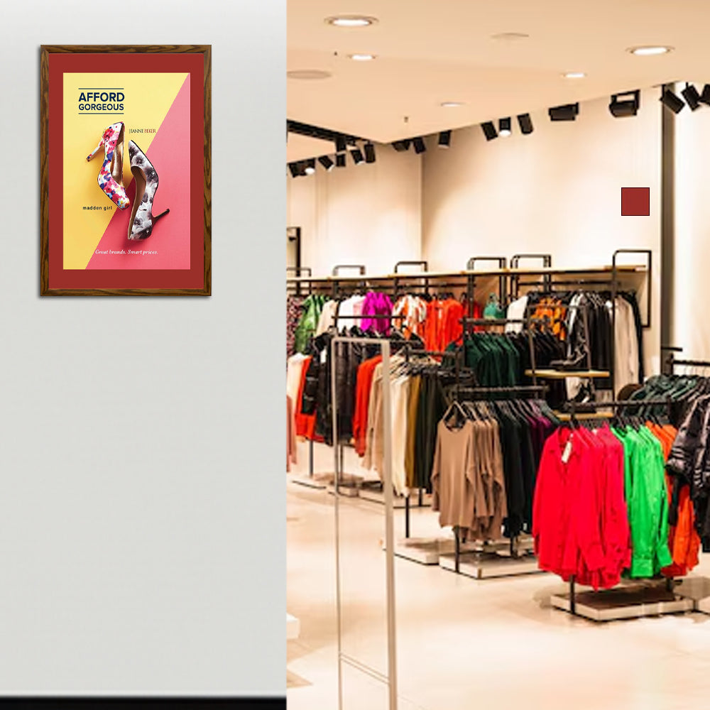 14x22 Designer Wood Snap Frames with 4 Wide Matboard - Premium Poster Display for Home, Office & Gallery Decor
