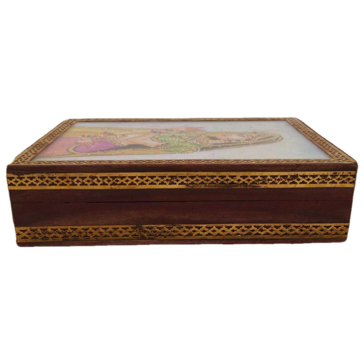 Handmade Jewelry Organizer Box for Women - Award-Winning Indian Artisan Crafted Jewelry Storage Case - Perfect Gift for Birthdays, Anniversaries & Home Decor