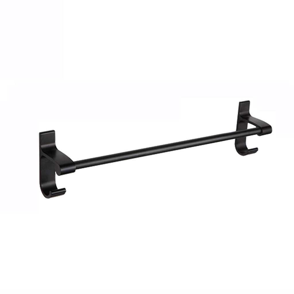 5-Tier Bathroom Shelves - Black Rust-Resistant Towel Rack & Kitchen Storage Organizer (42x27x114cm) - Perfect for Small Bathroom, Kitchen, Laundry Room Organization