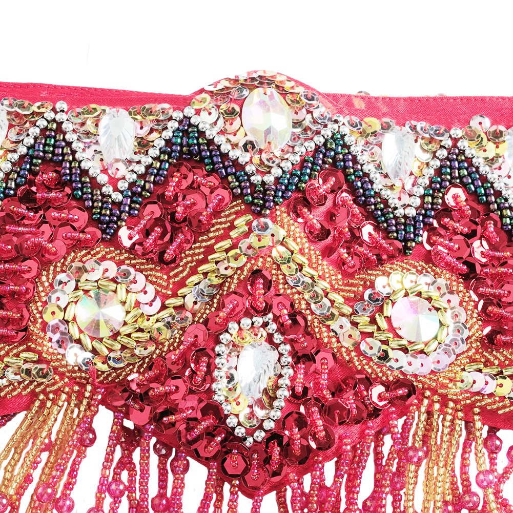 Professional Belly Dance Costume Set for Women - Elegant Bra, Belt & Slit Skirt - Perfect for Performances, Carnivals & Dance Classes