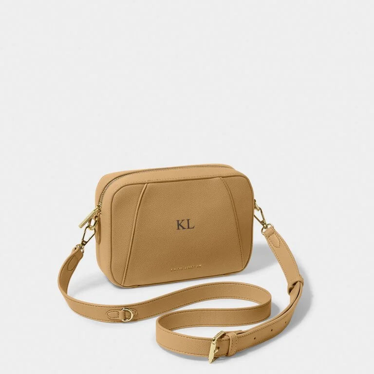 Katie Loxton Hana Crossbody Bag in Camel - Stylish Leather Purse for Women, Perfect for Everyday Use, Travel & Shopping