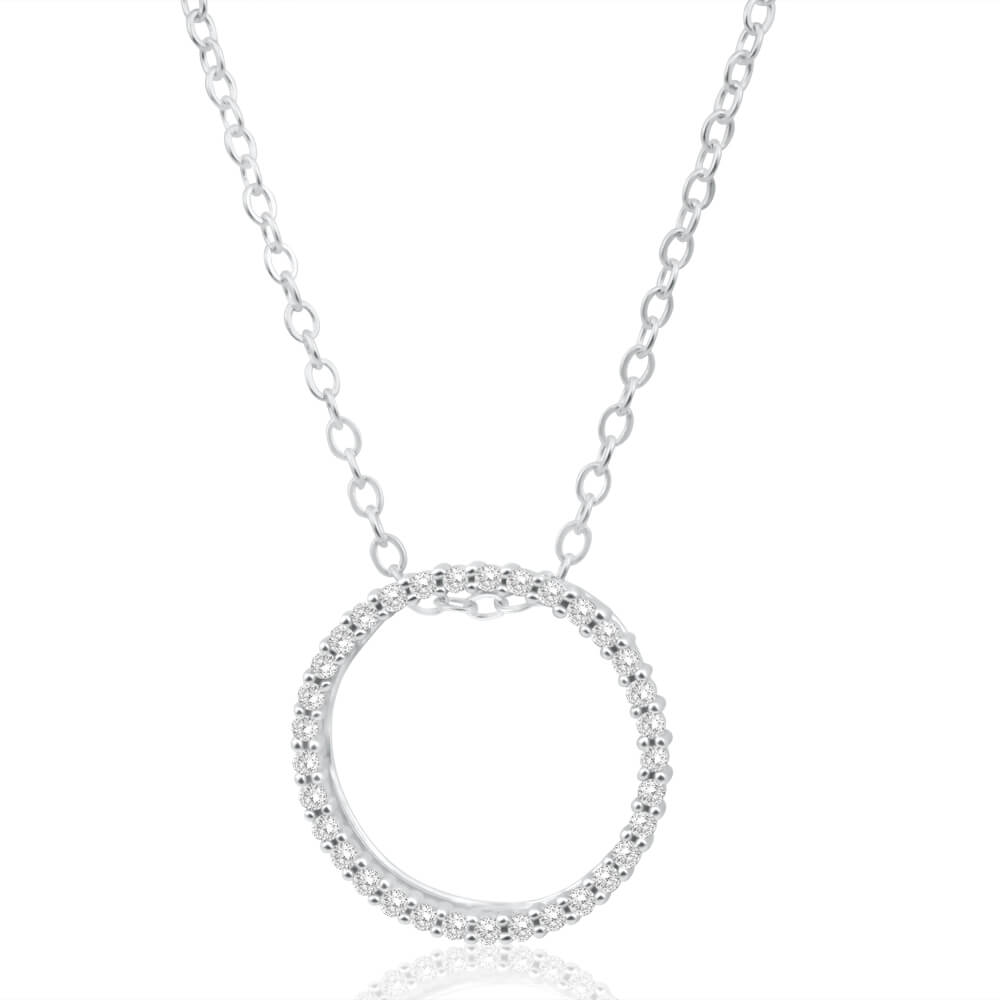 9ct White Gold Radiant Cut Diamond Pendant Necklace for Women - Elegant Jewelry Gift for Anniversary, Valentine's Day & Special Occasions
