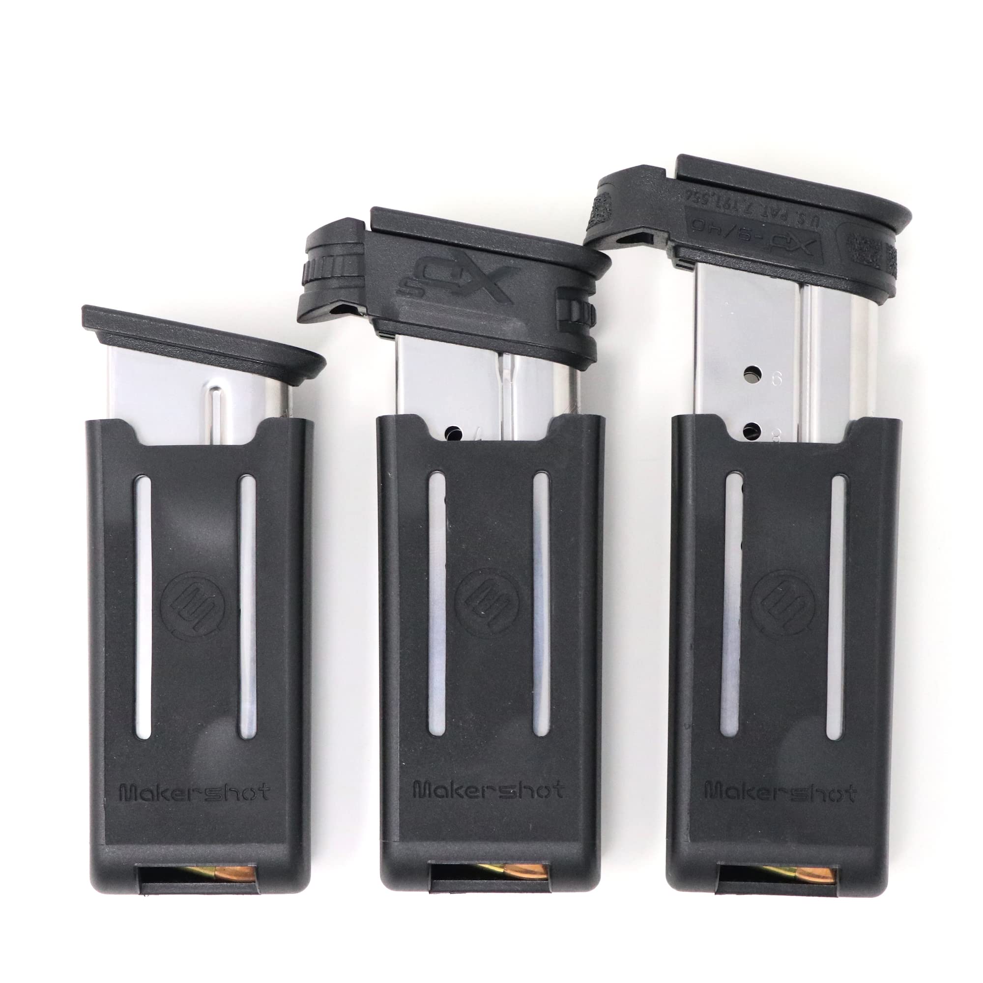 MakerShot Magazine Carrier - Tactical Belt Holster for Gun & Pistol Mags | Durable Ammo Storage & Clip Holder | Perfect for Range Training, Hunting & Tactical Missions