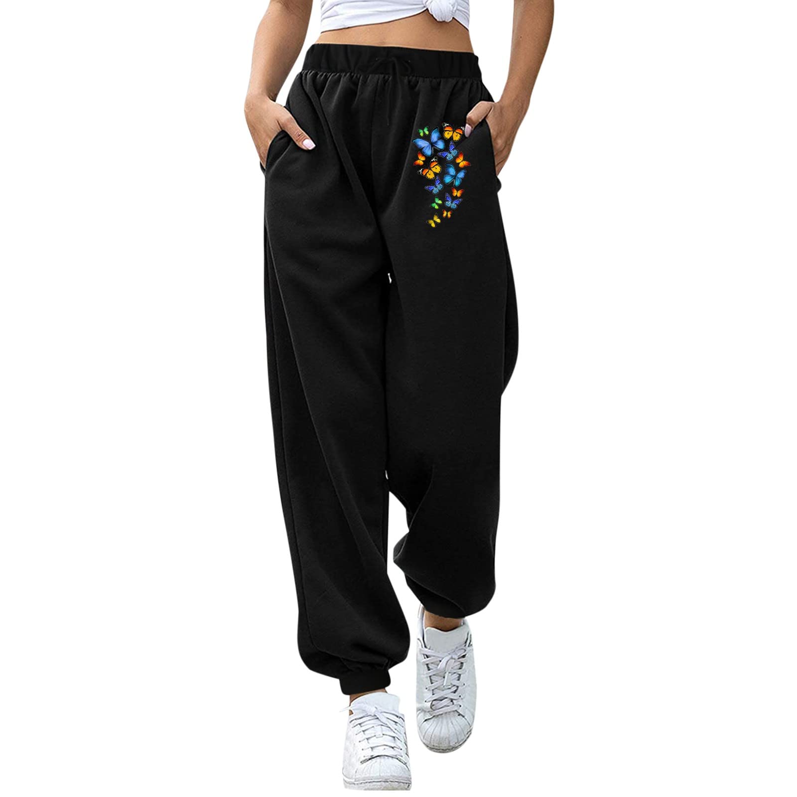 XSSFCC Unisex 3D Graphic Jogger Pants - Funny Trendy Sweatpants for Men & Women | Loose Fit Athletic Track Pants for Gym, Running & Casual Wear