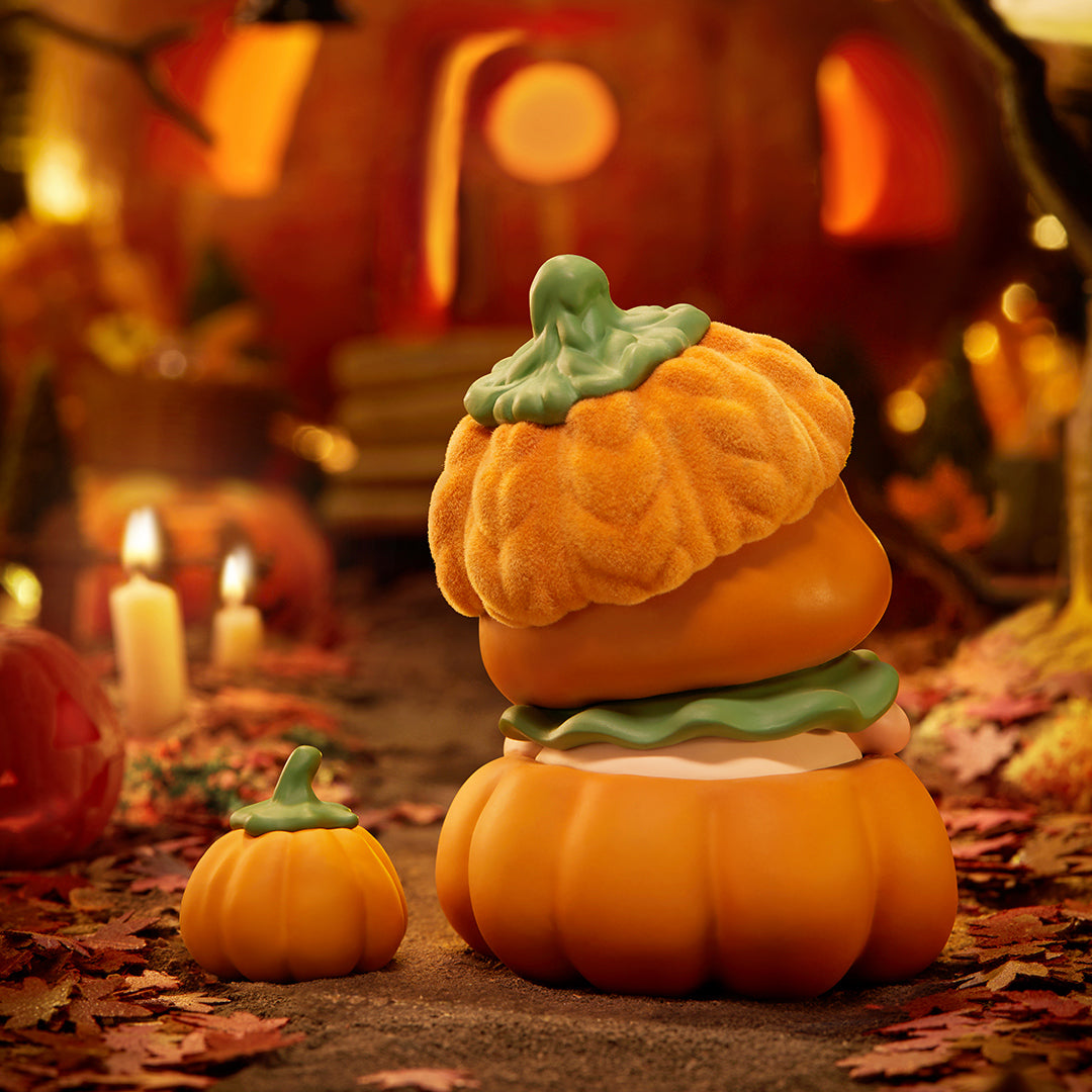 POP MART Pucky Pumpkin 100% PVC Collectible Figurine - Cute Halloween Home Decor & Anime Gift for Collectors