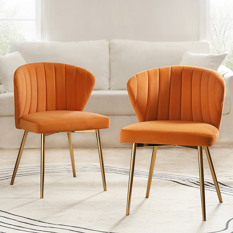 Luxury Aruna Velvet Upholstered Accent Chair - Soft Velvet Fabric, Comfortable Seating for Living Room, Bedroom, or Office - Elegant Home Decor & Stylish Furniture