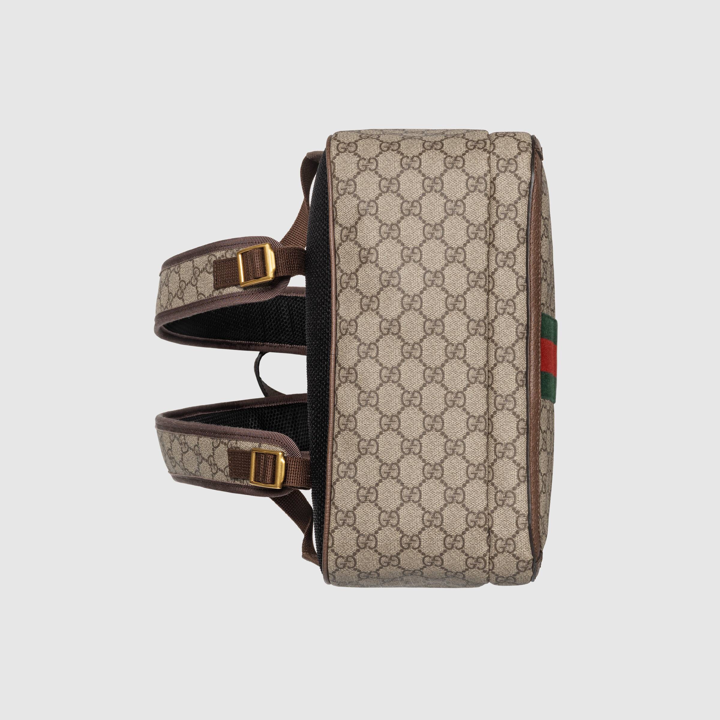 Gucci Ophidia GG Medium Backpack in Beige & Black | Luxury Designer Backpack for Women | Perfect for Work, Travel & Everyday Use
