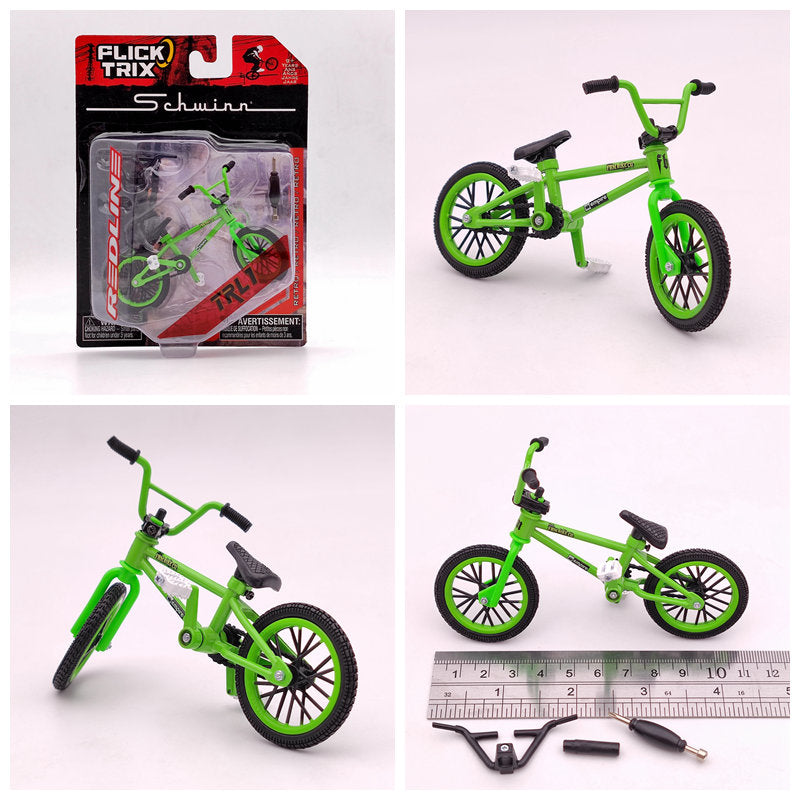 Premium Finger Bike FLICK TRIX Mini BMX Diecast Model Toy - Collectible Miniature Bicycle for Kids & Adults - Perfect for Office Desk Decor, Stress Relief, and Gift Giving