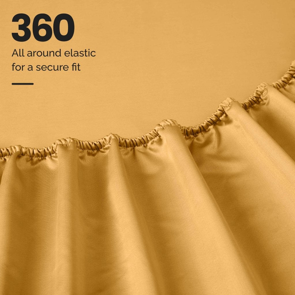 Premium 1000 Thread Count Egyptian Cotton Sheet Set - Eco-Friendly, Breathable & Hypoallergenic - Perfect for Luxury Bedding & Hot Sleepers
