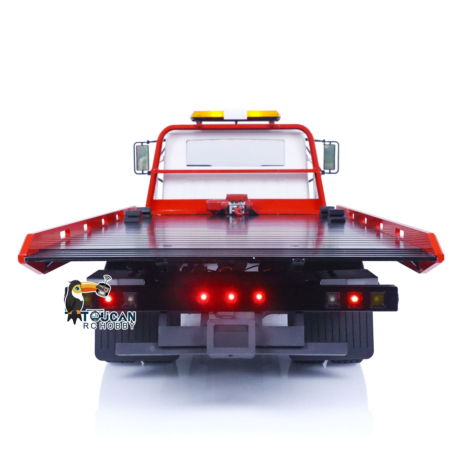 CrossRC WT4 1/10 Scale 4x2 Remote Control Wrecker Truck - Painted & Assembled RC Model with Battery, Lights & Sound for Road Rescue Simulation & Off-Road Play